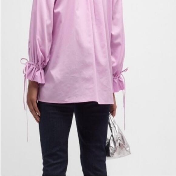Harshman Bianca Blouse in Orchid 100%‎ Cotton NWT - Picture 2 of 10
